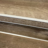 Trapproffiel zwart 60 mm tbv laminaat/PVC 7-9,5 mm lengte 3 meter, zwart afgewerkt