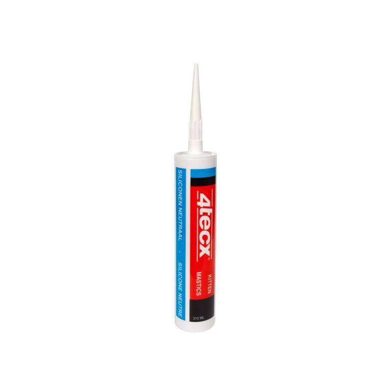 Siliconenkit Zilvergrijs 310 ml 4Tecx