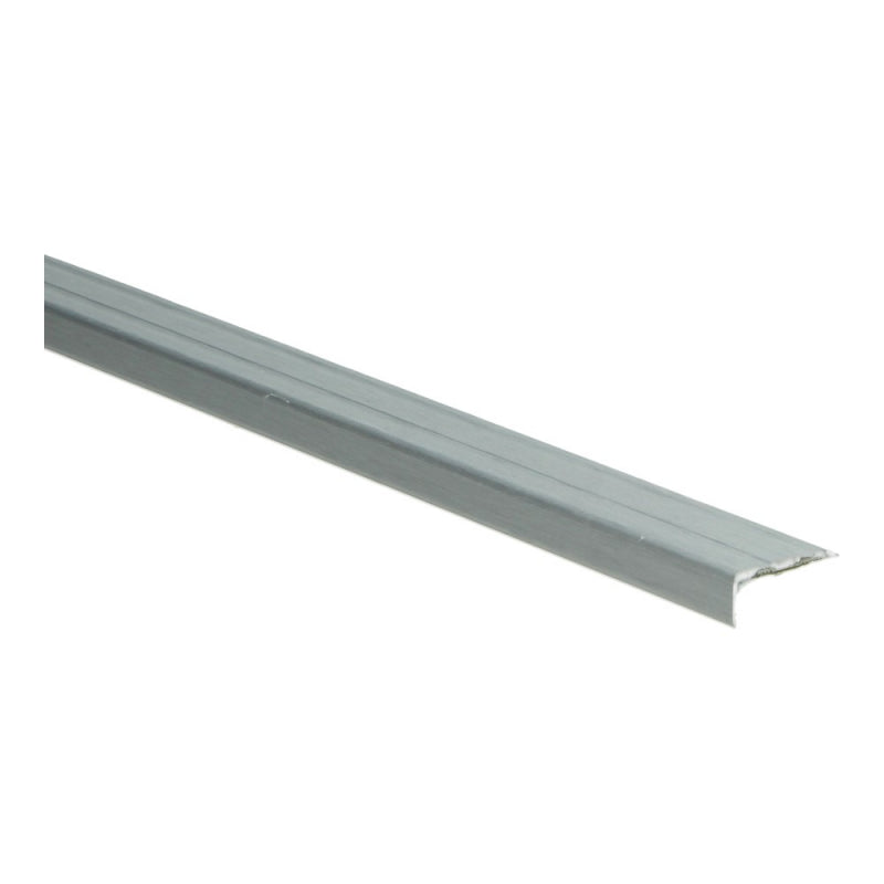 Hoeklijnprofiel zelfkl. 10 mm zilver geborsteld, 300cm lang