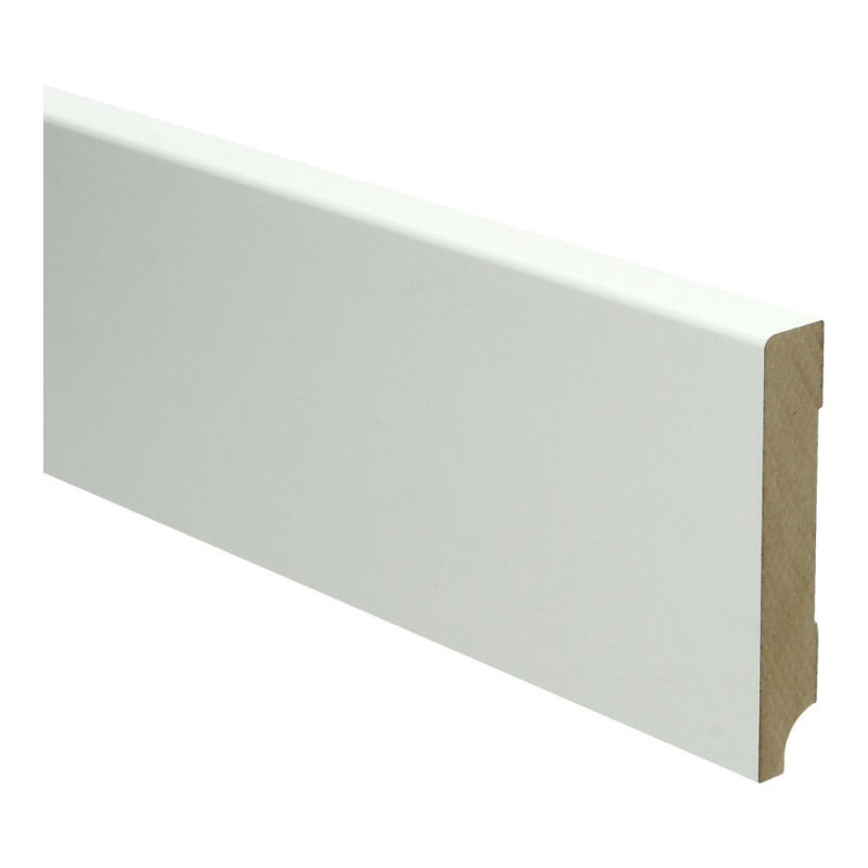 Plint Modern 90x15 wit voorgelakt RAL 9010