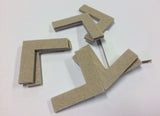 Anti-krasvilt hoeken zelfklevend 51x51mm 8 stuks