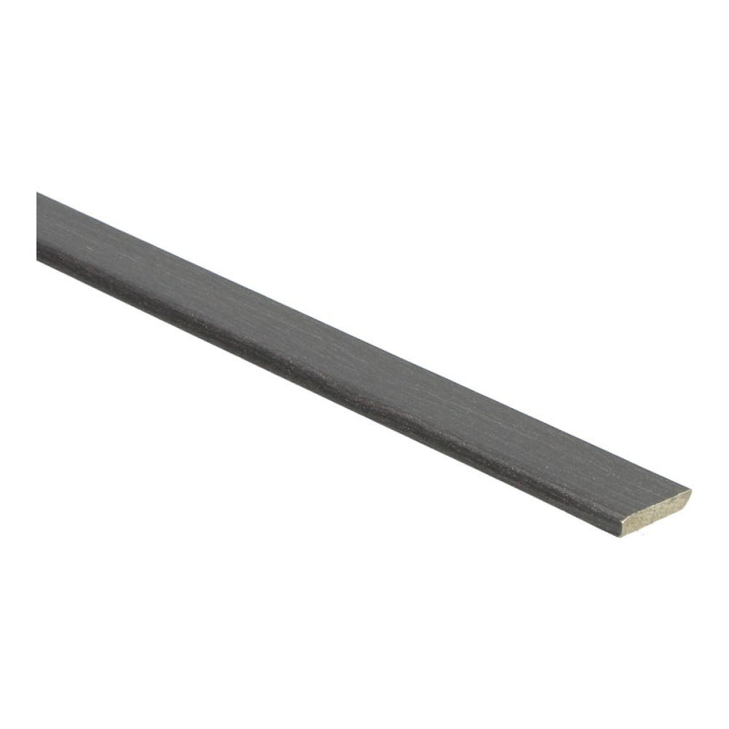 Afwerklijst met plakstrip wenge zwart