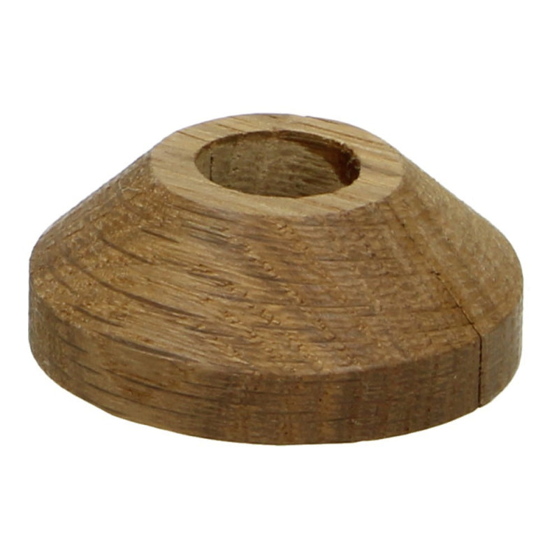 Rozet Ø 22 mm eiken gerookt naturel geolied