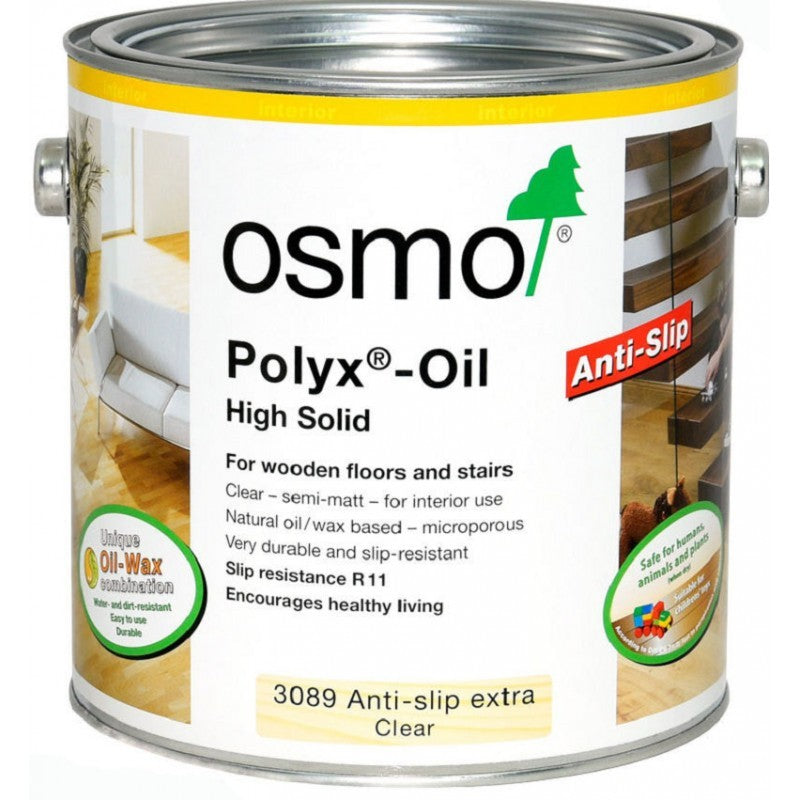 OSMO Hardwax Olie 3089 Kleurloos Anti-Slip R11 2,5L