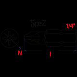 Bits Elite 25mm 1/4" C6.3 PZ 1 (2 stuks)