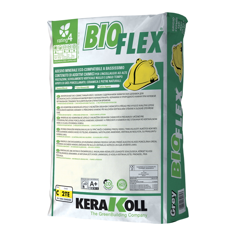 Kerakoll tegellijm Bioflex grijs 25 kg