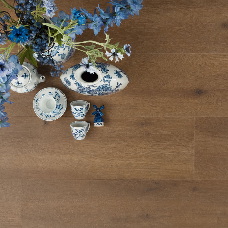 Douwes Dekker Krachtig Solide Brede Plank Oregano met velling, 24,4 cm breed