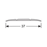 Dilatatieprofiel zelfklevend 37 mm alu zwart, 100cm lang