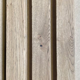 Massief Eiken plint 19 x 60 mm. Grijs geolied.