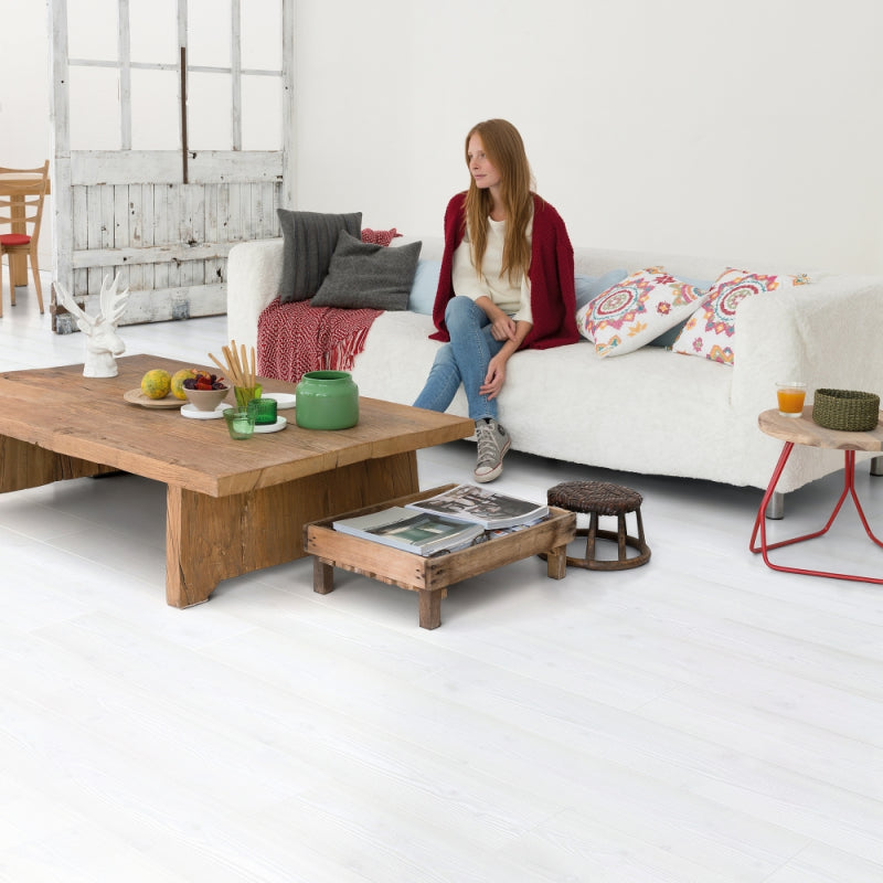 Quick-Step witte planken