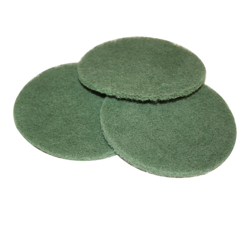 Pads groene 130 mm 3 stuks