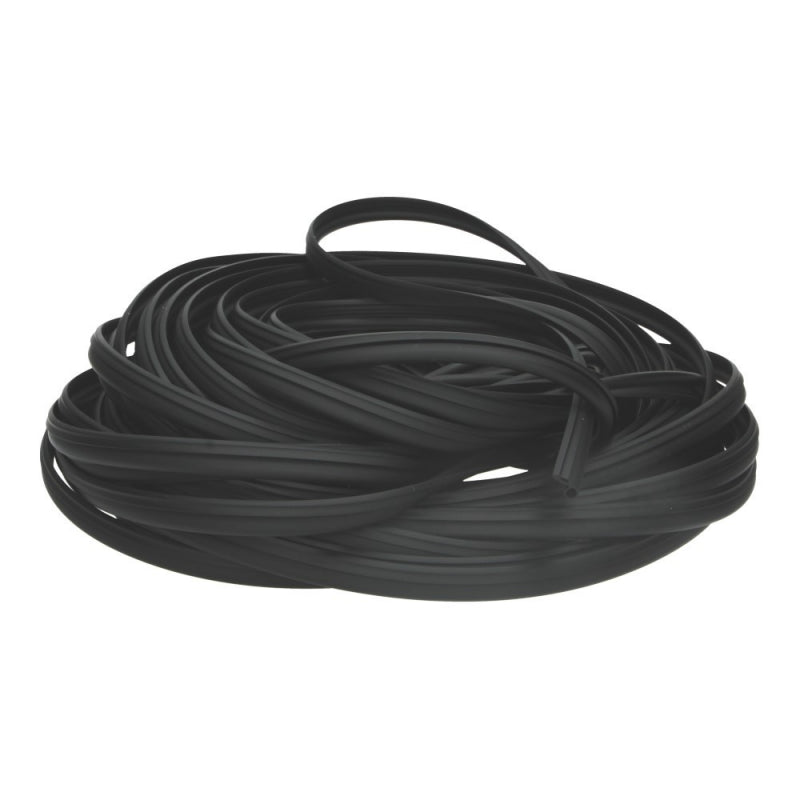 Contactgeluidreducerende strip zwart 25 mtr