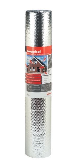 Noppisol enkelzijdig 1,2x10m (12m²)
