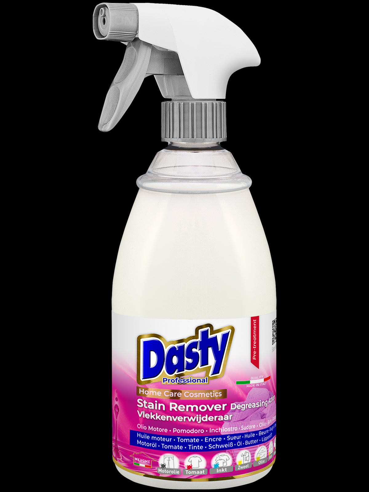 Dasty Vlekkenverwijderaar wit/roze  0,6 Ltr.