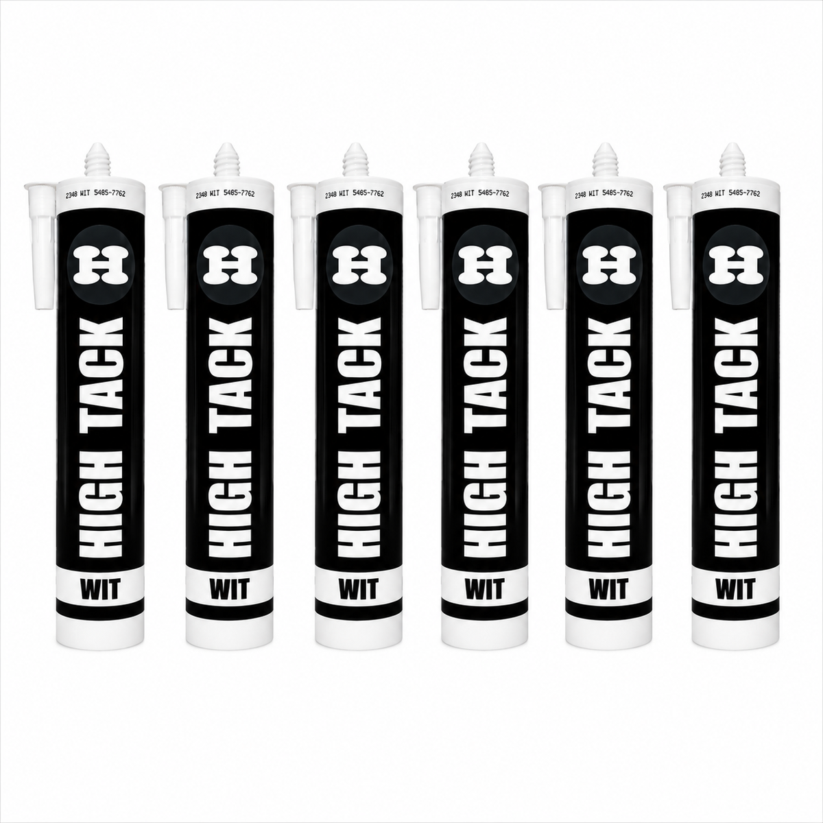 6 stuks Homburg High Tack 290 ml koker wit