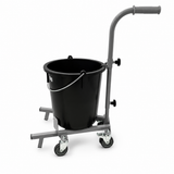 Mengemmer zwart met beugel (HDPE) 30 Liter