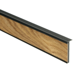 Trapneusprofiel 14 x 43mm Zwart 3m, per stuk